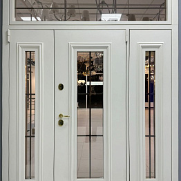 Входные двери в светлых оттенках: легкость снаружи и внутри.