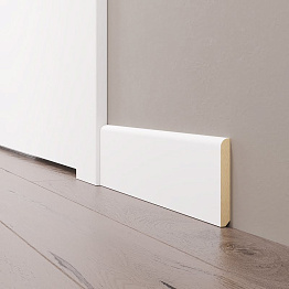 Плинтус в цвет дверей